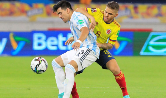 Marcos Acuña against Colombia