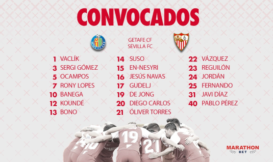 Convocados Sevilla FC