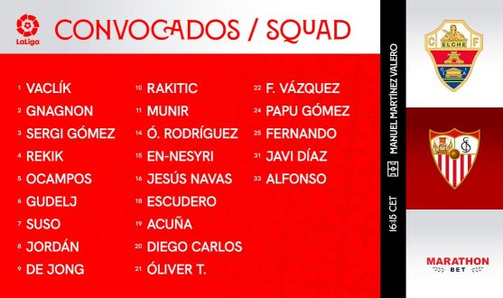 Squad Sevilla FC