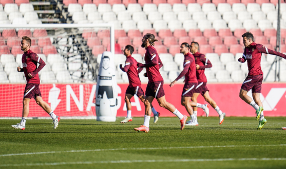 Training session at the Estadio Jesús Navas on Wednesday 