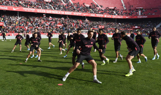 Sevilla FC training, Thursday 2nd January