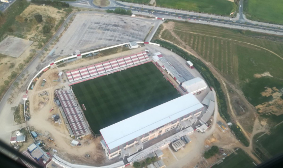 Vista aérea del Viejo Nervión de la Ciudad Deportiva