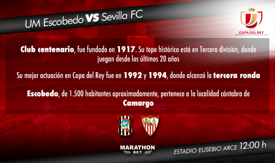 Estadísticas del UM Escobedo-Sevilla FC con Marathonbet