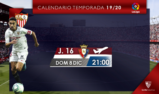 Horario del Sevilla FC en la jornada 16