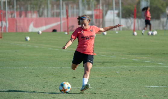 María Bores, jugadora Sevillla FC Femenino