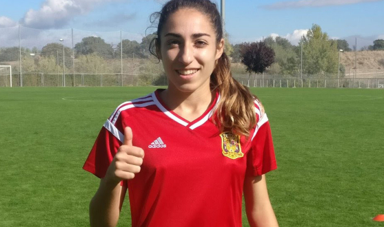 Olga Carmona jugadora Sevilla FC femenino selección española sub-19