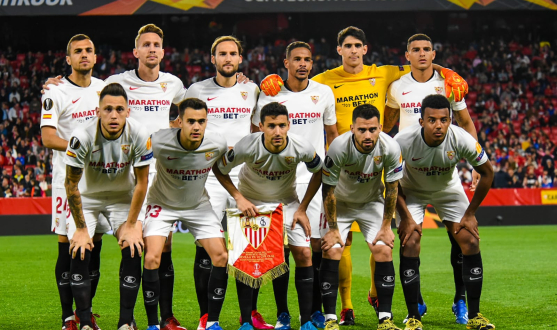 Sevilla FC's starting XI against CFR Cluj