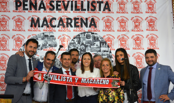 Capitanas Sevilla FC femenino Peña Sevillista Macarena Feria Abril 2018 