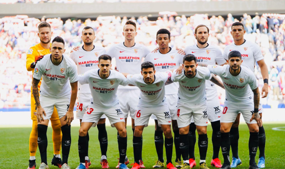 Sevilla FC's starting XI vs Atletico de Madrid