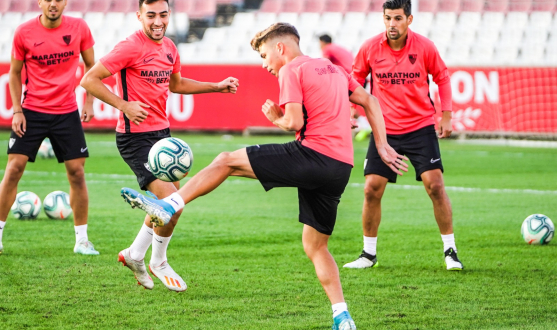 Entrenamiento del Sevilla FC del jueves 17 de octubre 