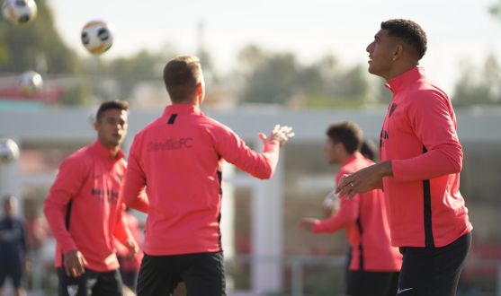 Entrenamiento del Sevilla FC del 27 de octubre 