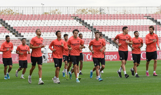 Entrenamiento del Sevilla FC del jueves 31 de octubre 