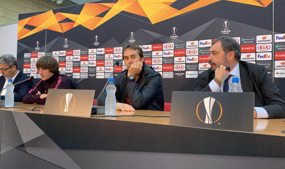 Bryan Gil and Julen Lopetegui's press conference in Cyprus