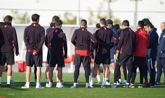 Sevilla FC training, Thursday 9th January