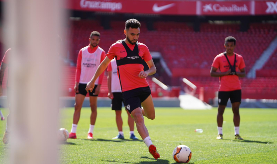 Sevilla FC training, Tuesday 10th March