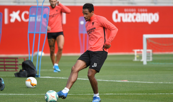 Fernando during a training session, Sunday 10th May