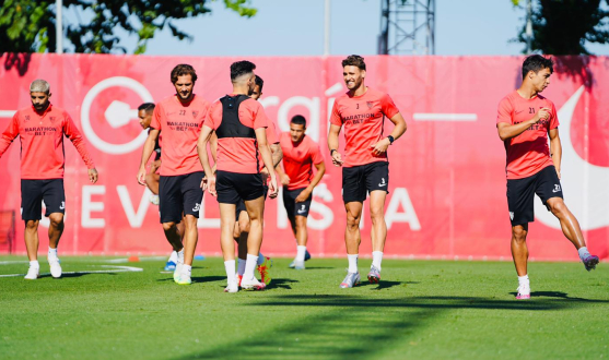Entrenamiento del Sevilla FC del 8 de junio