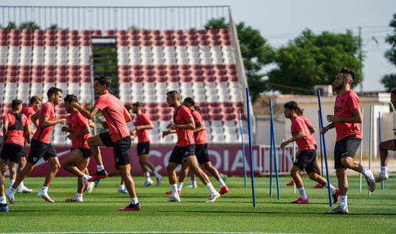 Entrenamiento del Sevilla FC del 24 de junio