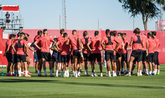 Entrenamiento del Sevilla FC del 3 de julio
