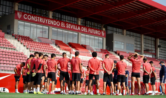 Entrenamiento del Sevilla FC del 7 de julio