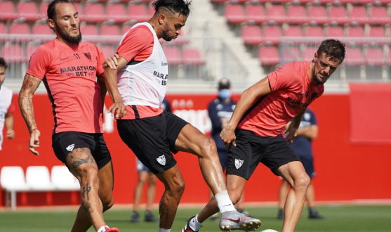 Entrenamiento del Sevilla FC del 14 de julio