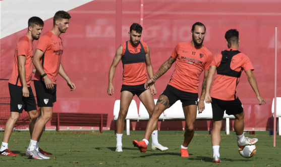 Entrenamiento del Sevilla FC del 27 de julio