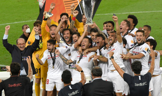 El Sevilla FC celebra su sexta UEFA Europa League