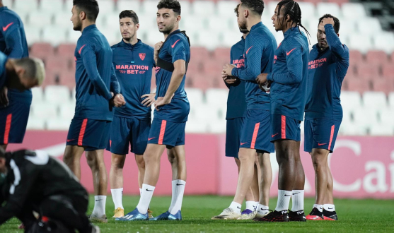 Entrenamiento del Sevilla FC del 19 de noviembre