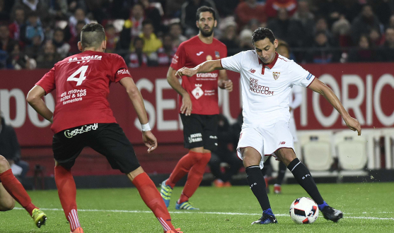Ganso del Sevilla FC ante la SD Formentera