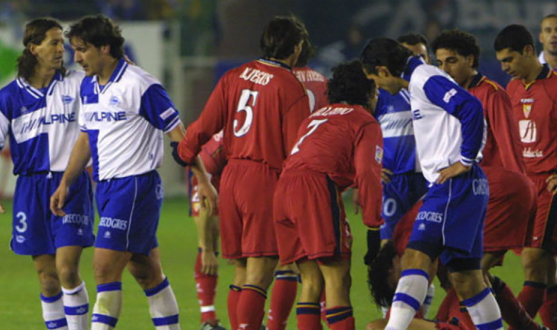 Imagen del Alavés-Sevilla FC de 2001