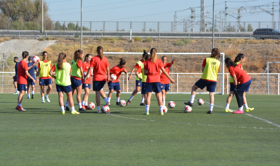 Entrenamiento Sevilla FC Femenino