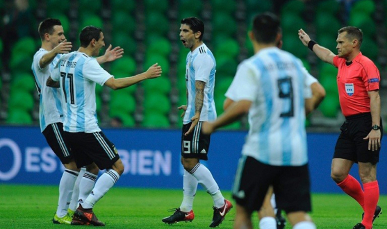 Banega con la selección argentina