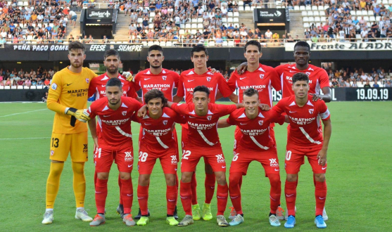 Once del Sevilla Atlético ante el Cartagena