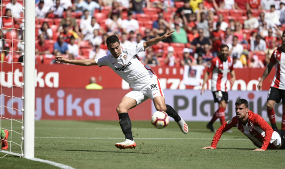 Ben Yedder scores the first against Athletic Club