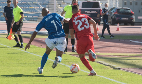 Image from the encounter between Sevilla Atlético and San Fernando