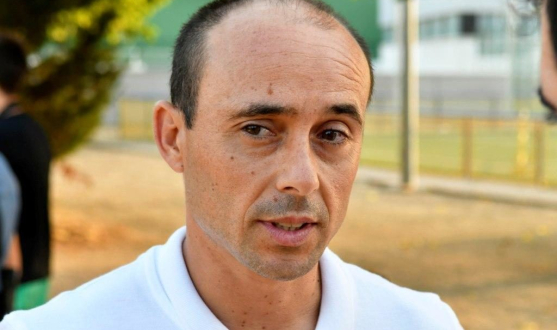 Dimas Carrasco entrenador del Sevilla FC Juvenil A