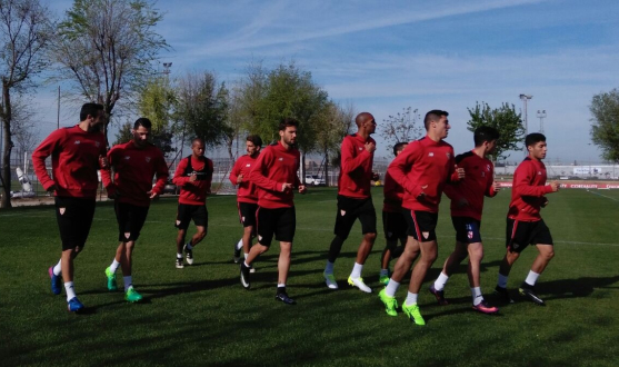 Sevilla FC training, March 30 2017