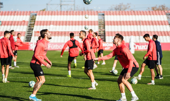 Sevilla FC training, Friday 6th December