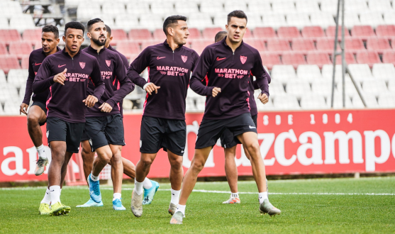 Sevilla FC training, Saturday 14th December