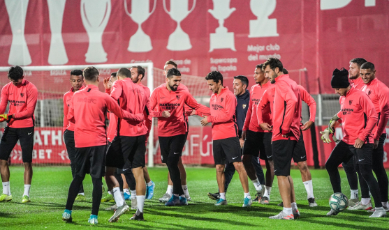 Sevilla FC training, Thursday 21st November