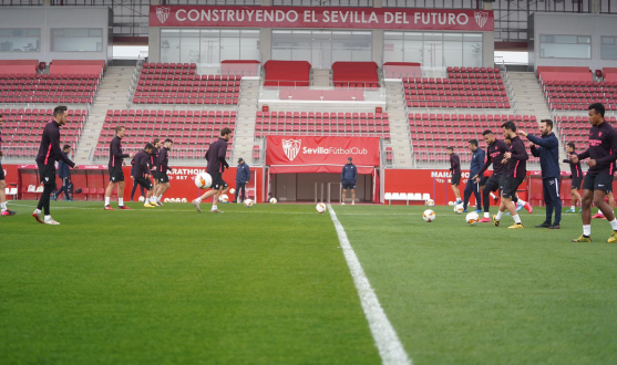 Sevilla FC training, Tuesday 25th February