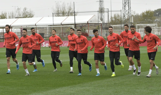 Sevilla FC training, Monday 25th November