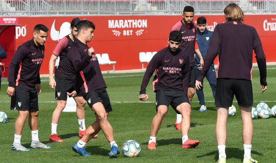 Sevilla FC training, Friday 28th February