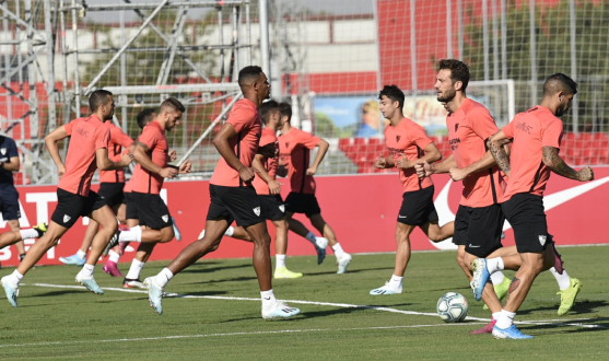 Sevilla FC training 8th October 2019