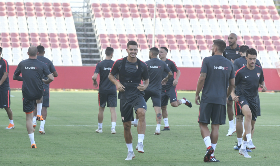 André Silva se ejercita por primera vez con el Sevilla FC