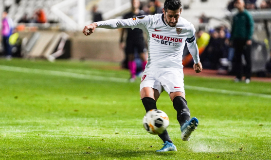 Sergio Escudero in action against APOEL