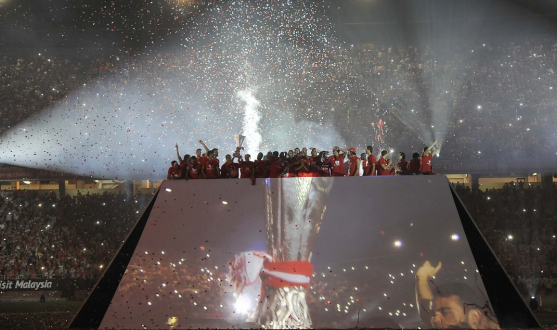 Fiesta en el Sánchez-Pizjuán por la consecución de la cuarta UEFA Europa League