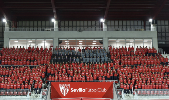 Foto de familia del Sevilla FC