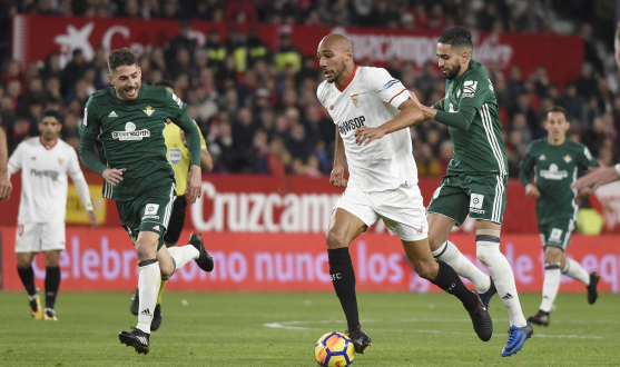 Partido entre el Sevilla FC y el Real Betis