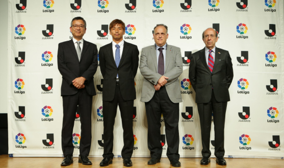 Acuerdo entre LaLiga y la J-League en Tokio